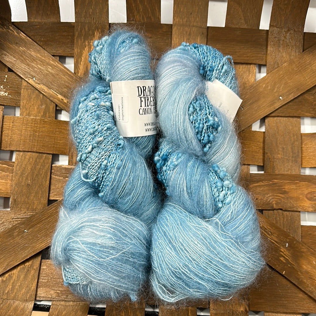 Slub & Mohair Yarn Set; Cinderella – Canon Hand Dyes