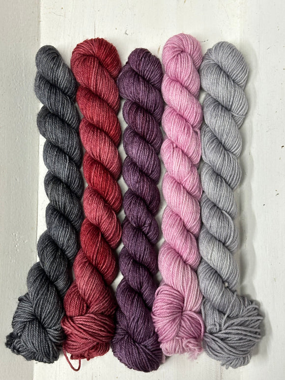 Delectable Collectible Sock Set; William Merino Fingering Set #1
