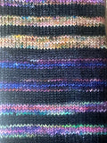 Midnight Revels; Self-Striping Yarn on Charles Merino