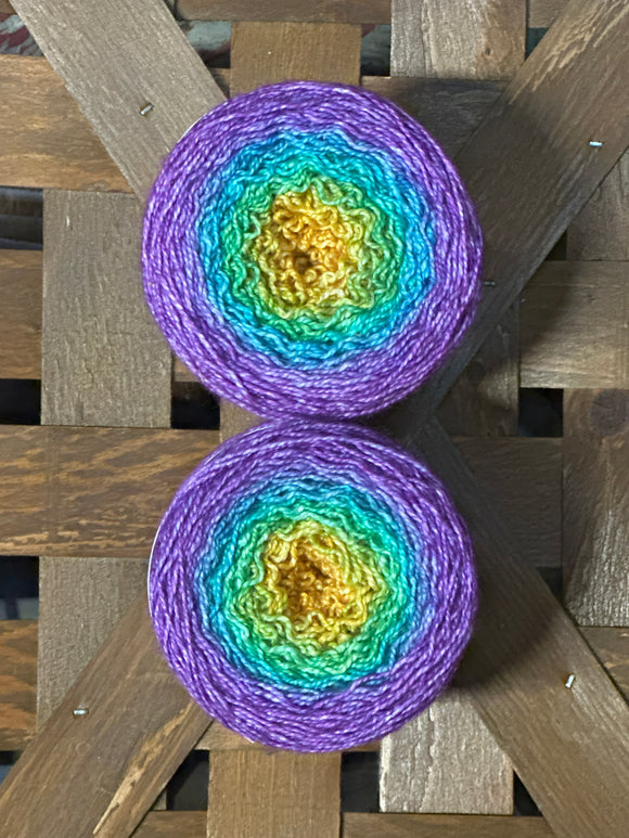 Gradient Yarn Cake! Anais Silk Merino; #16