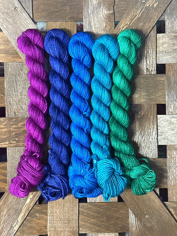 YOKES! Peacock Color Work 20g Minis Bundle