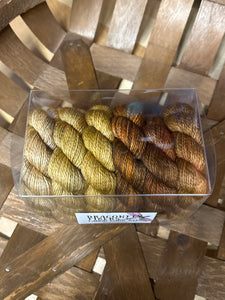 Golden Slumber; Edith 17 Micron Merino Shawl Kit