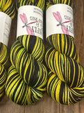The Slug Club; Self-Striping Yarn on William Merino