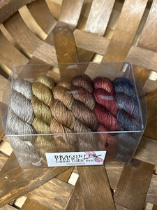 Candlelight Shawl Kit; Bruce Yak Silk Merino Yarn