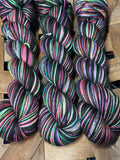 I Carried a Watermelon; Self-Striping Yarn on Charles Merino
