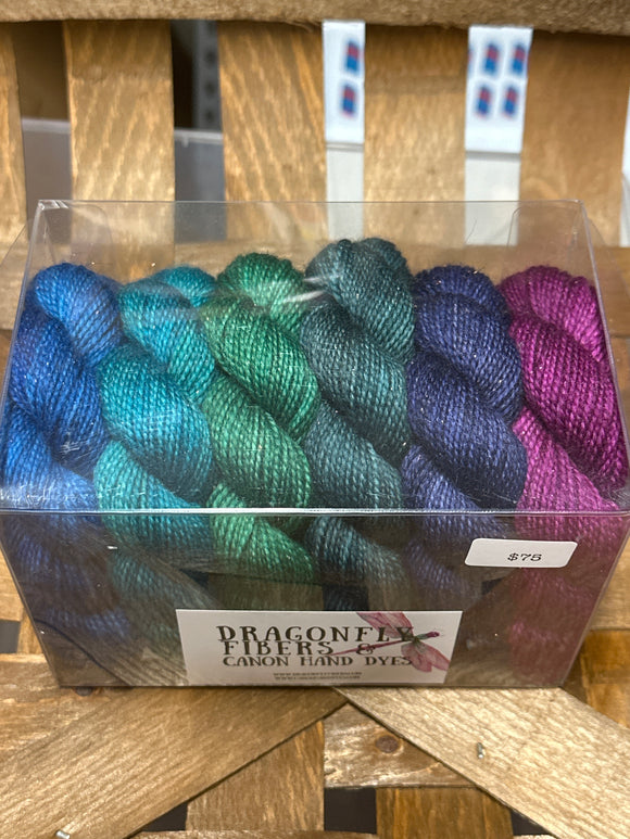 Lazy Summer Shawl Kit; Oscar Sparkle Merino Yarn