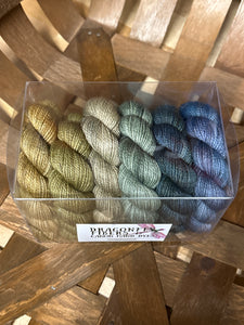 Water Spirits Shawl Kit; Oscar Sparkle Merino Yarn