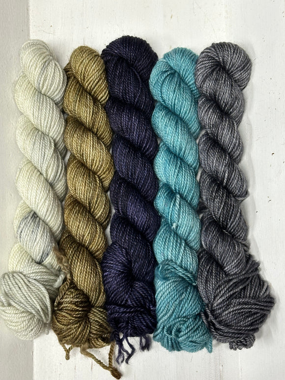 Delectable Collectible Sock Set; Bugga MCN Fingering Set #3