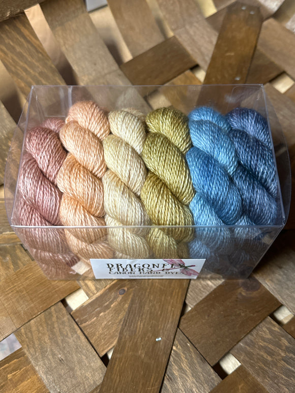 One of a Kind; Edith 17 Micron Merino Shawl Kit