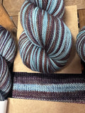 Jolene; Self-Striping Yarn on Charles Merino