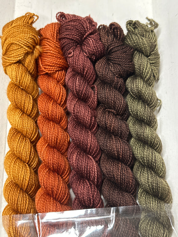 YOKES! Fall Harvest Color Work 20g Minis Bundle