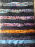 Opalite; Self-Striping Yarn on Charles Merino