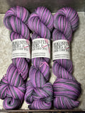 Princess of Darkness; Self-Striping Yarn on William Merino
