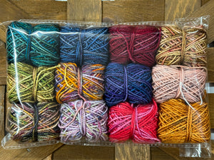 10g Mottled Minis; Dragon Sock Merino Yarn; 12 color pack #5