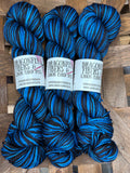 I Just Blue Myself; Self-Striping Yarn on William Merino