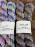 Spring Fling; Self-Striping Yarn on Multiple Base Options