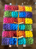 Bright, Fierce Color Minis Set; Fionn Merino Yarn