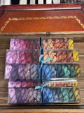 Bohemian Rhapsody; 5g Minis set on Pixie Single Ply Fingering Weight Yarn
