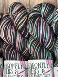 Lothlorien; Self-Striping Yarn on Charles Merino