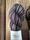 Lothlorien; Self-Striping Yarn on Charles Merino