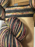 I Think Our House is Haunted; Self-Striping Yarn on Charles Merino