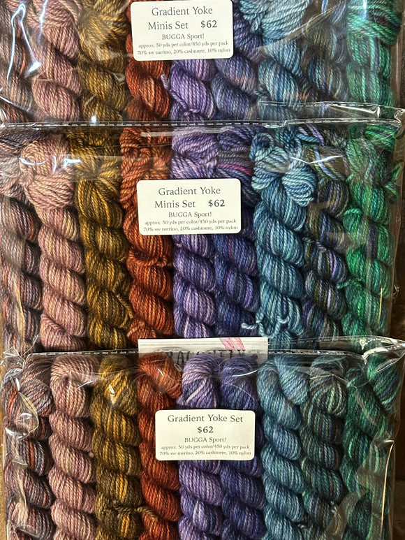 Bugga SPORT 50yd Minis Set for Sweater Yokes & Color Work; Set #5