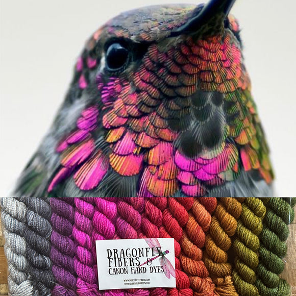 Anna's Hummingbird (version 1) Half-vent Minis Set; READY TO SHIP