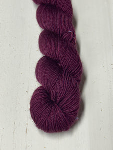 Berry 50g Skein; Bruce Yak Merino yarn