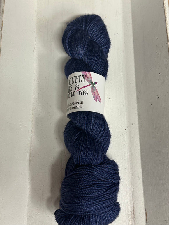 Navy 100g Skein; Charles Merino yarn
