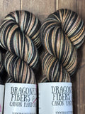 We Drove Out to the Desert; Self-Striping Yarn on Charles Merino