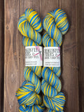 Good Day Sunshine; Self-Striping Yarn on Charles Merino