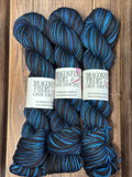We Are For the Night; Self-Striping Yarn on Charles Merino