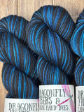 We Are For the Night; Self-Striping Yarn on Charles Merino