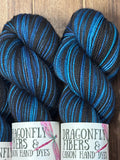 We Are For the Night; Self-Striping Yarn on Charles Merino