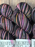 Opalite; Self-Striping Yarn on Charles Merino